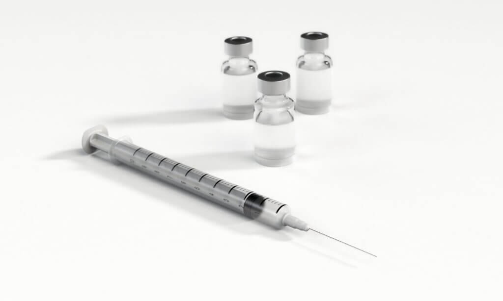 syringe shot medicine bottle