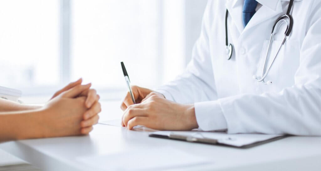 doctor with patient